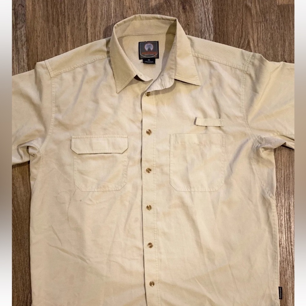 Waterproof Garment Company, Extra Large Button-Down, Short Sleeve Shirt H-251